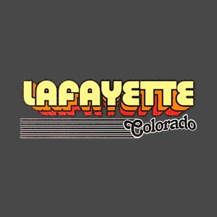 Lafayette, Colorado | Retro Stripes T-Shirt