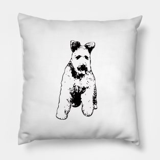 Pumi Minimalistic Dog Art Pillow