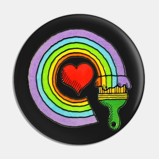 Paint a Rainbow Pin