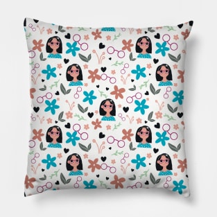 Girl Pattern Pillow