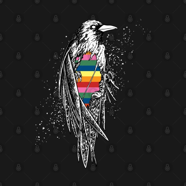 Color crow by popcornpunk