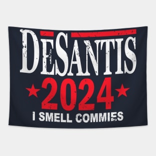 Vintage Ron DeSantis 2024 - I Smell Commies Tapestry