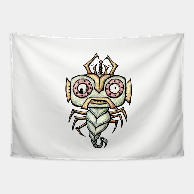 Fish Bug Bot Tapestry by plotDriving-NPC