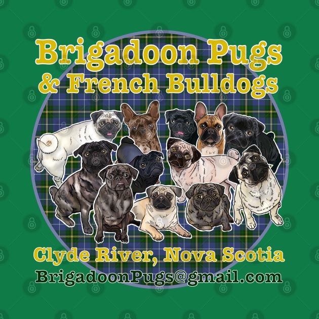 Brigadoon Pugs by FivePugs