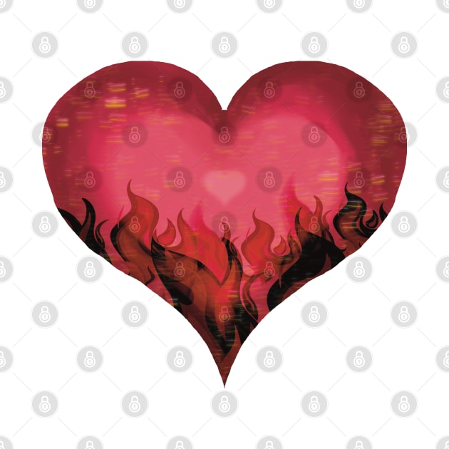Heart on fire by ixskywalker