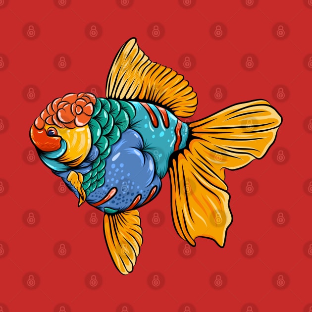 koi fish colorful by Mako Design 