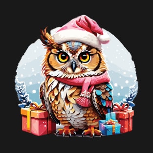 Owl Christmas T-Shirt