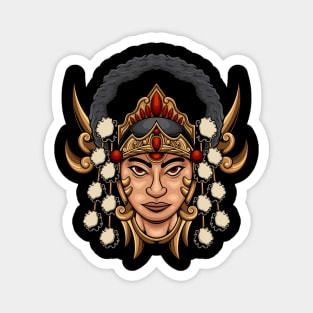 Indonesian Mask 1.3 Magnet