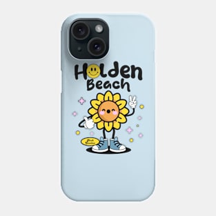 Holden Beach, North Carolina Smiling Sunshine Flower Phone Case