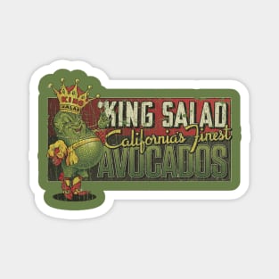 King Salad Avocados 1938 Magnet