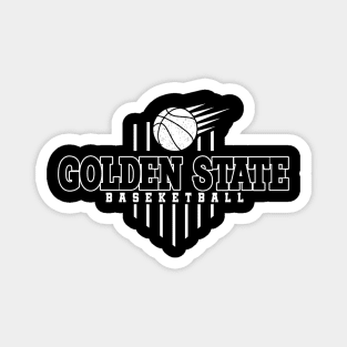 Vintage Pattern Golden State Sports Proud Name Classic Magnet