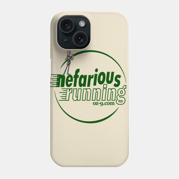 Oz 9 the Karin Heimdahl collection Nefarious Running Phone Case by Oz9