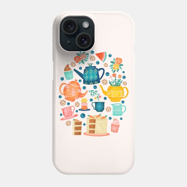 Sweet Tooth Garden Party Phone Case by tangerinetane