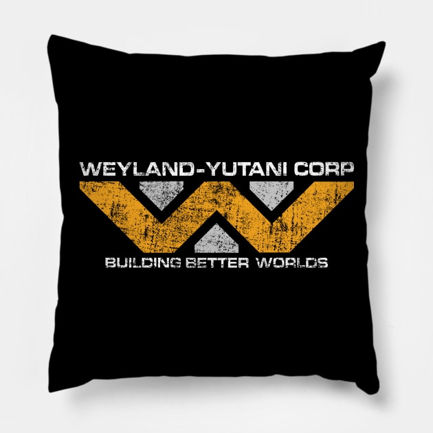 Weyland yutani Corp Pillow by Anthonny_Astros