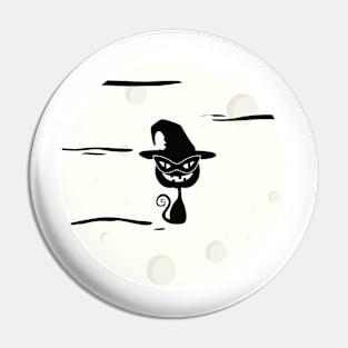 Witch Cat Pin