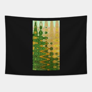 Abstract Christmas Trees II Tapestry