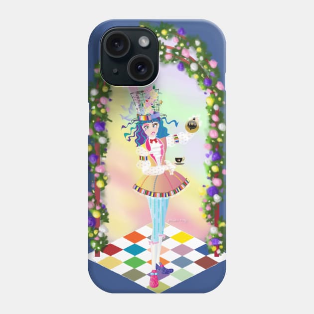 Miss Hatter Phone Case by amadeuxway