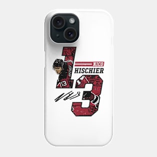 Nico Hischier New Jersey Offset Phone Case