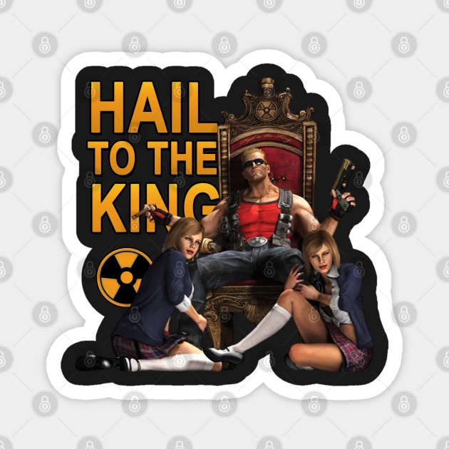 Duke Nukem - Hail to the King Magnet by red-leaf