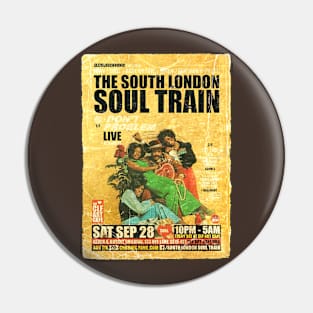 POSTER TOUR - SOUL TRAIN THE SOUTH LONDON 116 Pin