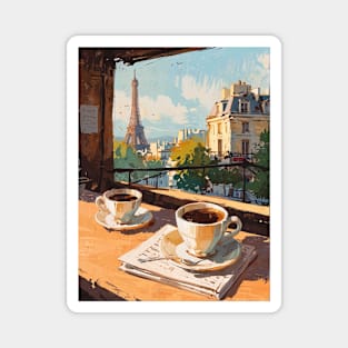 Coffee for two in Paris Magnet