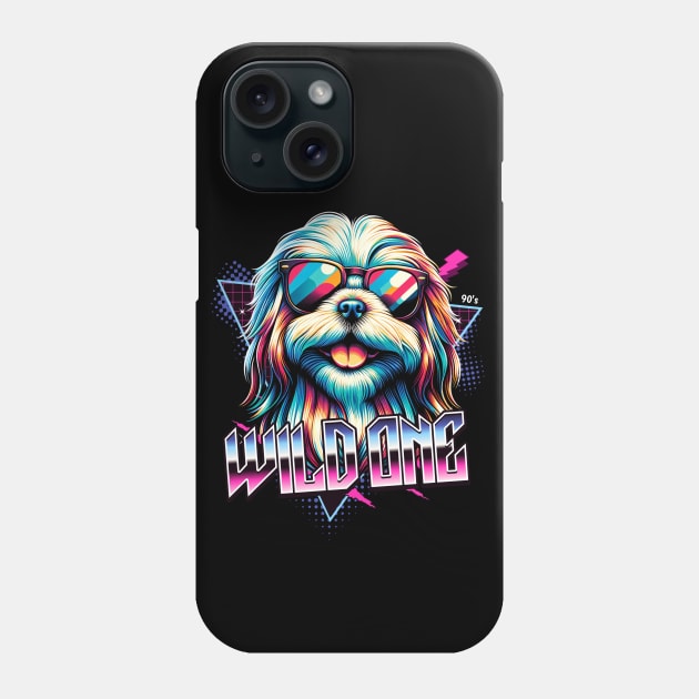 Wild One Shih Tzu Phone Case by Miami Neon Designs