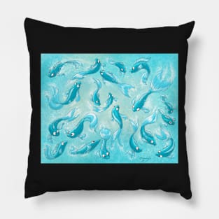 A School of Dream Fish Pillow