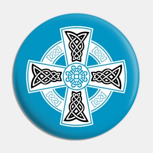 Celtic High Cross Decorative Knotwork 10 Pin