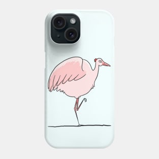 A flamingo - or is it a pink balloon? Phone Case