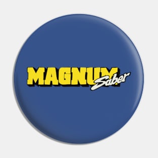 Tamiya Magnum Saber Sticker Logo Design Pin