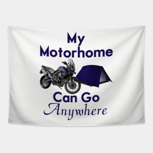 Motorcycle Motorhome Tapestry