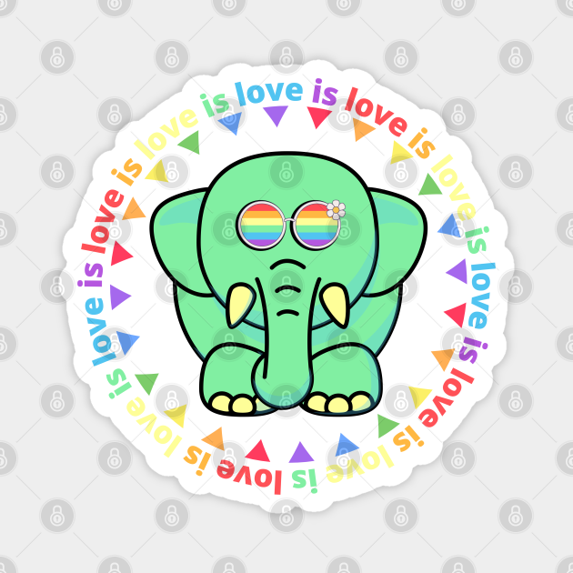Cute Elephant Pride Month LGBTQ Love is love - Pride Month 2022 ...