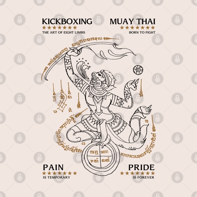 Muay Thai Tattoo Sak Yant Hanuman by KewaleeTee