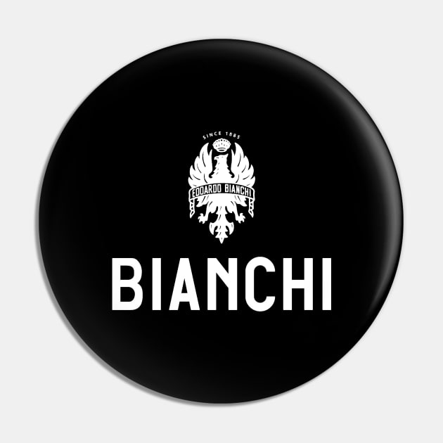 Bianchi Bike Potrait Logo Pin by bike-man