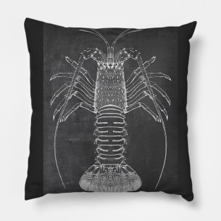 Lobster Chalkboard Pillow