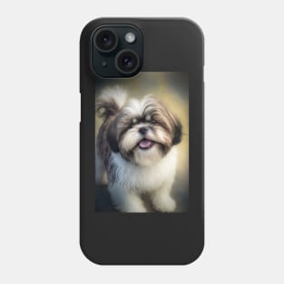 Super Cute Shih Tzu Portrait Phone Case