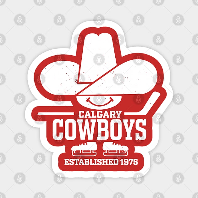 Calgary Cowboys Established 1975 Magnet by RansomBergnaum