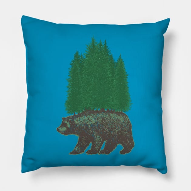 The Nature Walk Pillow by nickv47