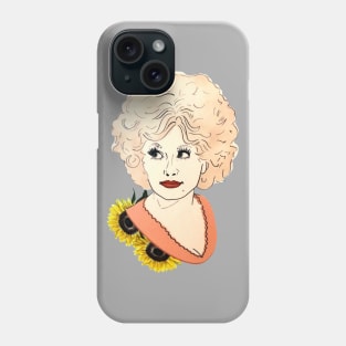 Dolly Parton water bottle transparant Phone Case