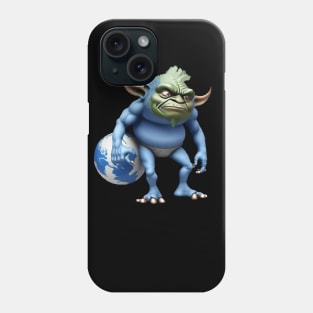 goblin carrying world Phone Case