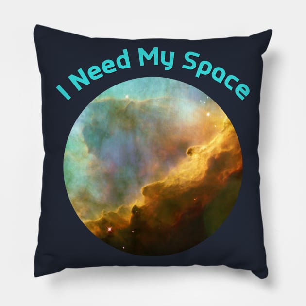 I Need My Space Orion Pillow by LittleBean