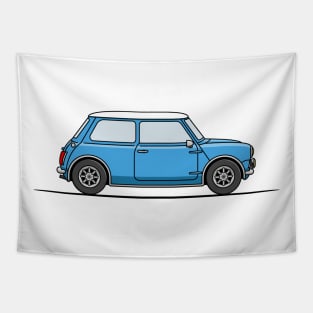 Classic Mini Cooper - Blue Tapestry