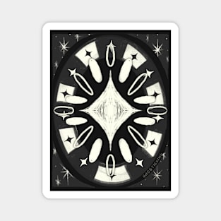 Cosmos | Black and White Version Magnet