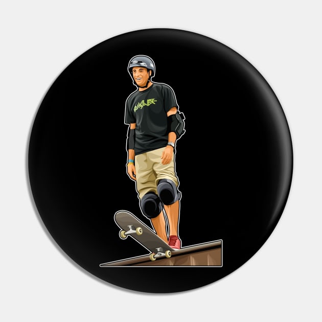 Tony Hawk Skate Legends Pin by RunAndGow