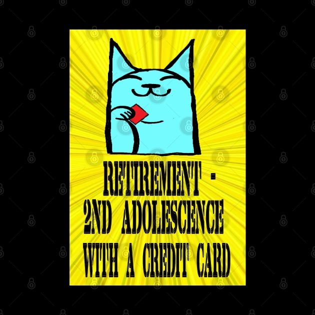 retirement, retire, cat, pop by LowEndGraphics