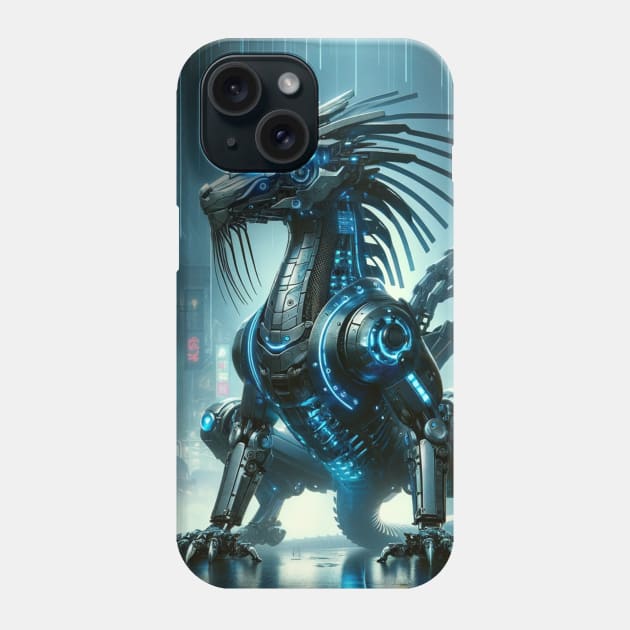 Cyber Dragon Phone Case by ElectricPeacock