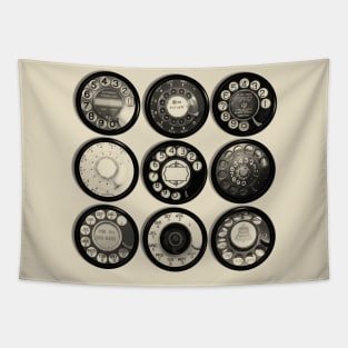 Rotary Dial Collection Tapestry