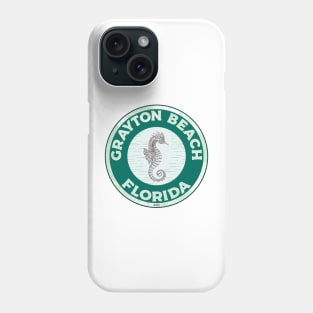 Grayton Florida Crab 30A 30 A Emerald Coast Walton County Phone Case