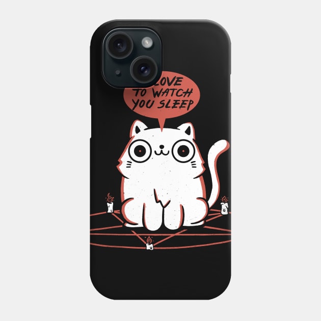 I Love To Watch You Sleep Phone Case by Tobe_Fonseca