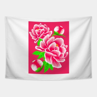 Prosperous Peony Tapestry